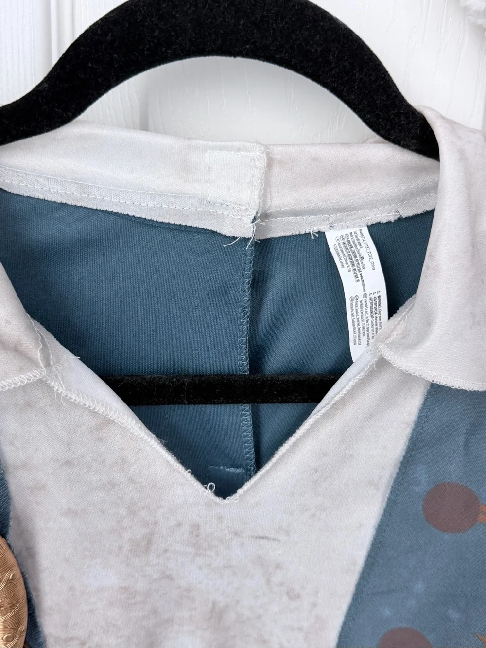 Kids Pirate Costume - Blue and Brown size 12T
